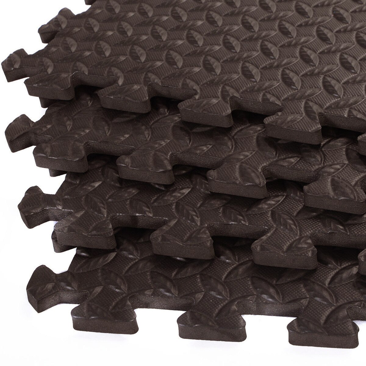 1 pc 30*30*1cm coffee eva soft interlocking foam träningsmattor matta diy barn lekmattor gym hus kontorsmatta heminredning