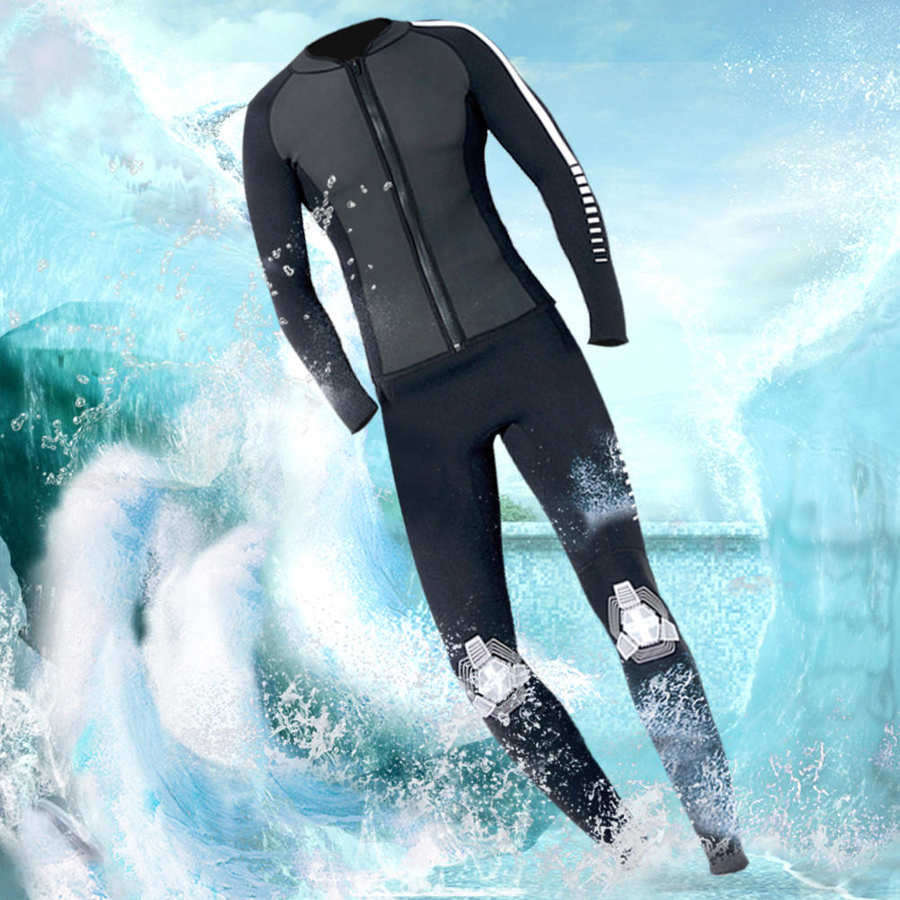 5Mm Vrouw Duikpak Snorkelen Wetsuit Vrouwelijke Split Wetsuit Warm Houden Badmode Accessoire Voor Duiken Surfen Snorkelen