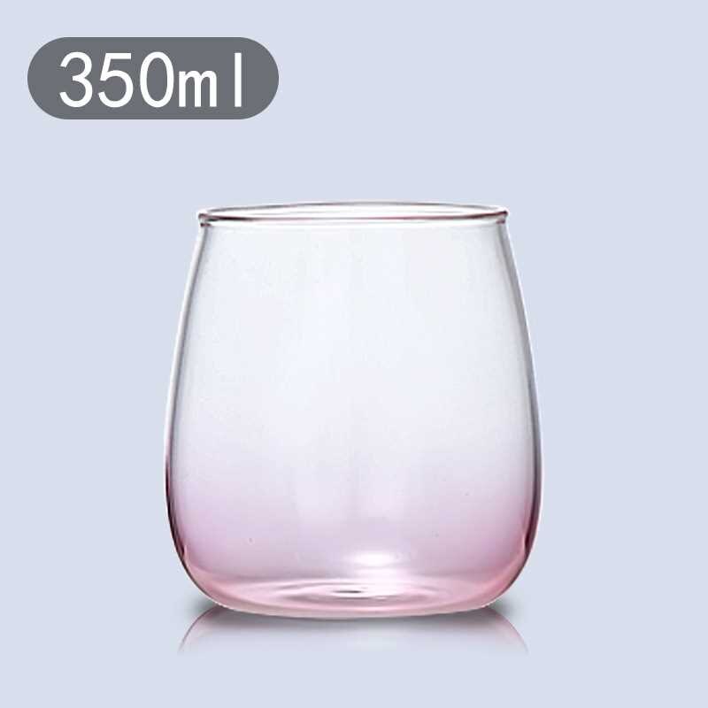Grande tasse en verre coloré pour café, lait, thé, bière, Whisky, vin, verres pour Bar à la maison, verres pour boissons, pour Couple: P2