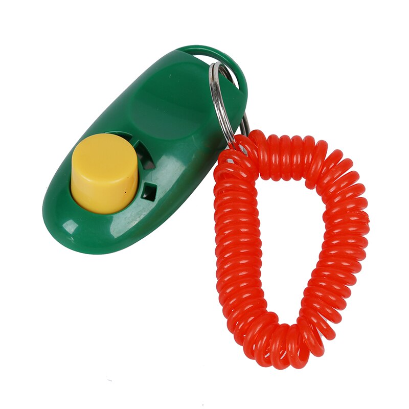 Training Clicker i click clickers with wrist band strap - RED & GREEN, for Clicker Training - 2 pack