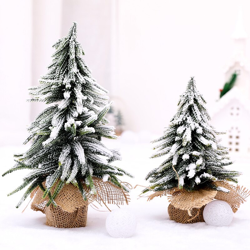 Simulation Christmas Tree White Christmas Decorative Tree PE Tree Pine Needle Christmas Tree Decor Ornaments
