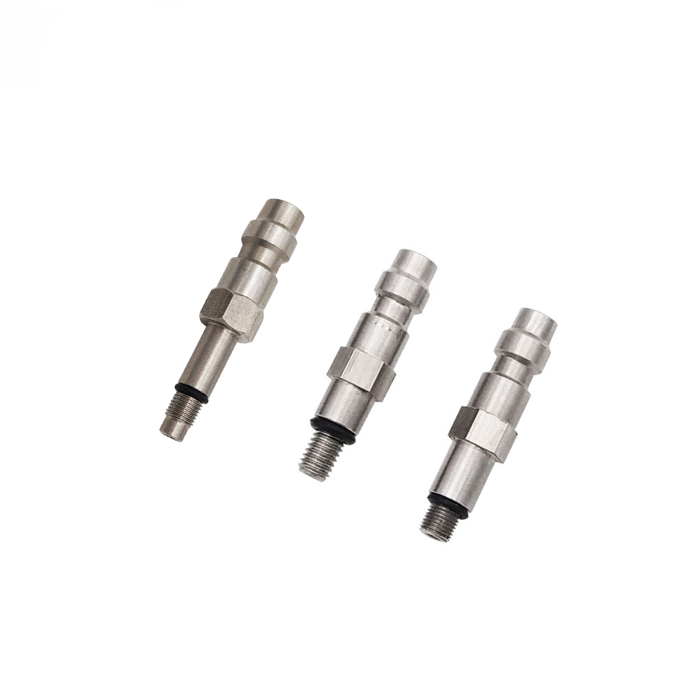 Adattatore per valvola per rubinetti per caricatore HPA Sonda di ricerca maschio Accoppiatore a disconnessione rapida (versione USA) Per KSC/KWA,KJW/WE,Marui,VFC