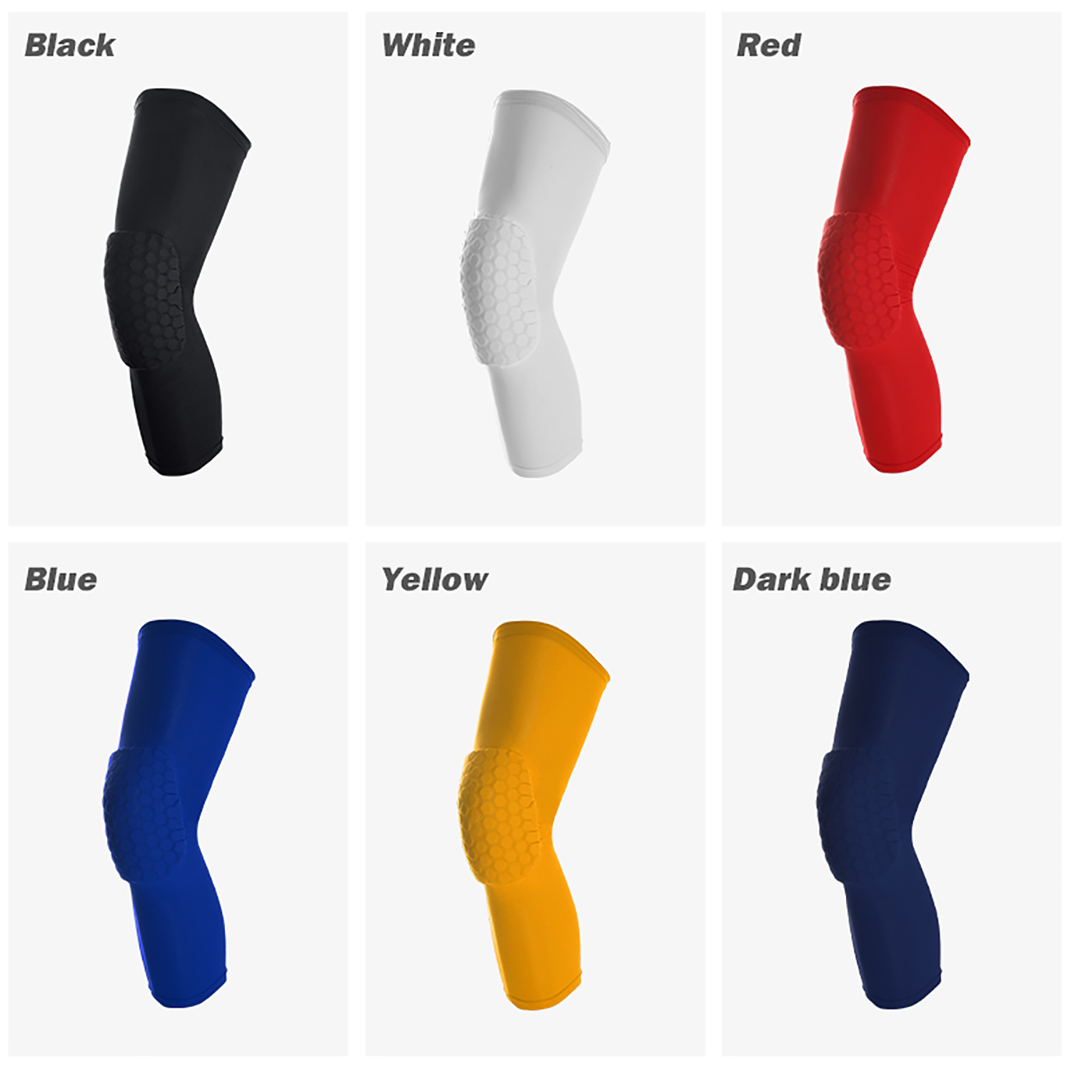 Tuki polvituki hunajakennovaahto polvisuojat koripallo lentopallo tuki kompressiojalkatuki tuki urheilu polvisuoja kuntoilu