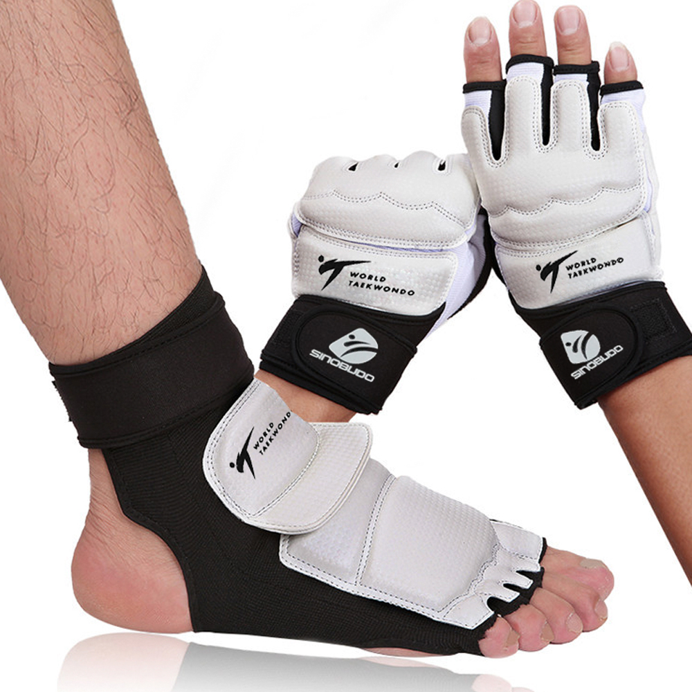 Produkt taekwondo wt ankel handskydd skydd karate utrustning handflatsskydd skydd boxning handske fotskydd kostym