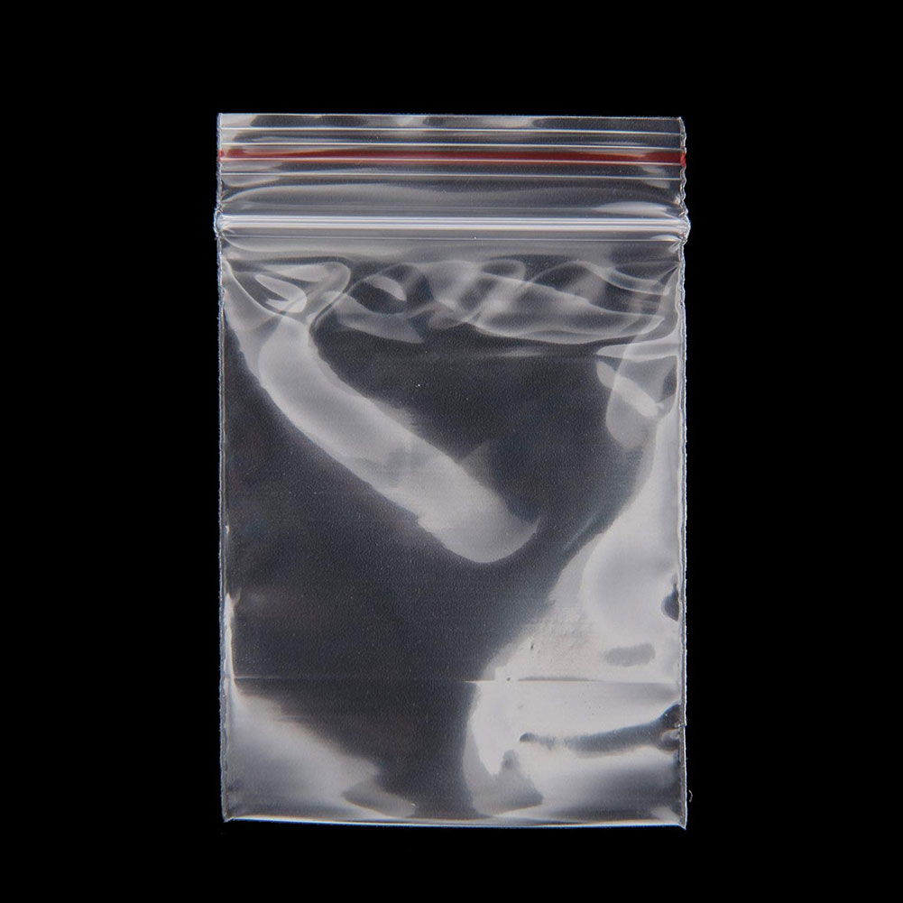 Plastic Zakken Kleine Clear Rits Zakken Voedsel Containers Hersluitbare Kok Ziplock Opslag Voor Sieraden Card Candy 5X7 Cm 100 stuks