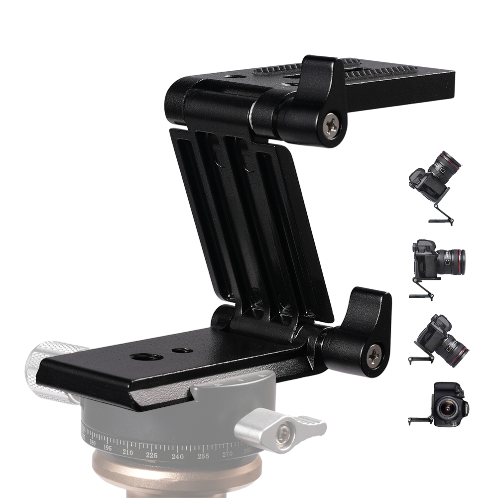 Universal Flex Tilt Head Z Mount Bracket Arca-Swiss Tripod Quick Release Plate for Monopod Slider Stabilizer Gimbal SLR Cameras