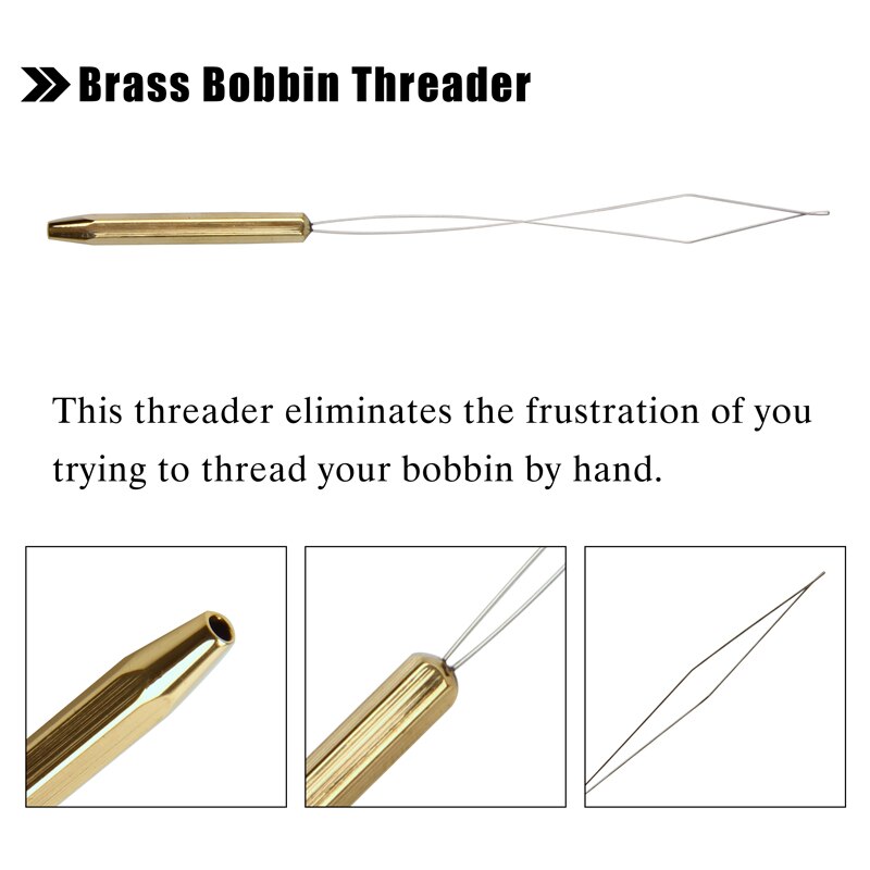 Roterende Vliegbinden Bankschroef Gereedschap Kit Zweep Finisher Spoel Houder Spoel Threader Bodkin Naald Fly Koppelverkoop Gereedschappen Voor Teasers En jigs: Bobbin Threader