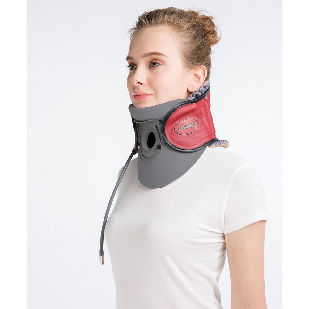 LEAMAI – collier Cervical gonflable, Traction du cou, Support oreiller de Massage, soulagement de la douleur, relaxation, santé, extenseur de tête