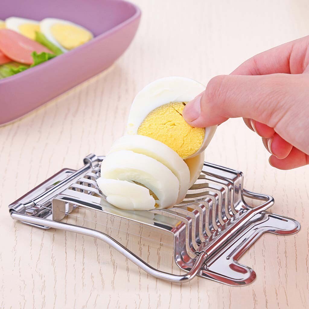 Multifunctionele Ei Cutter Rvs Snijden Ei Snijmachine Snijden Gadgets Keuken Gadgets Accessoires Ferramentas # T2P