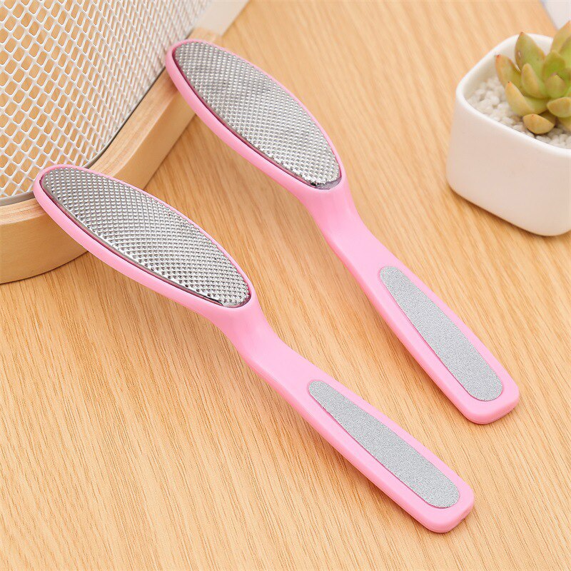 1pcs Slijpen Exfoliërende Bad Borstel Gereedschap Schoonheid Hak-zijdige Voeten Pedicure Eelt Verwijderen Hand Voet Bestand Voor Hakken voetverzorging