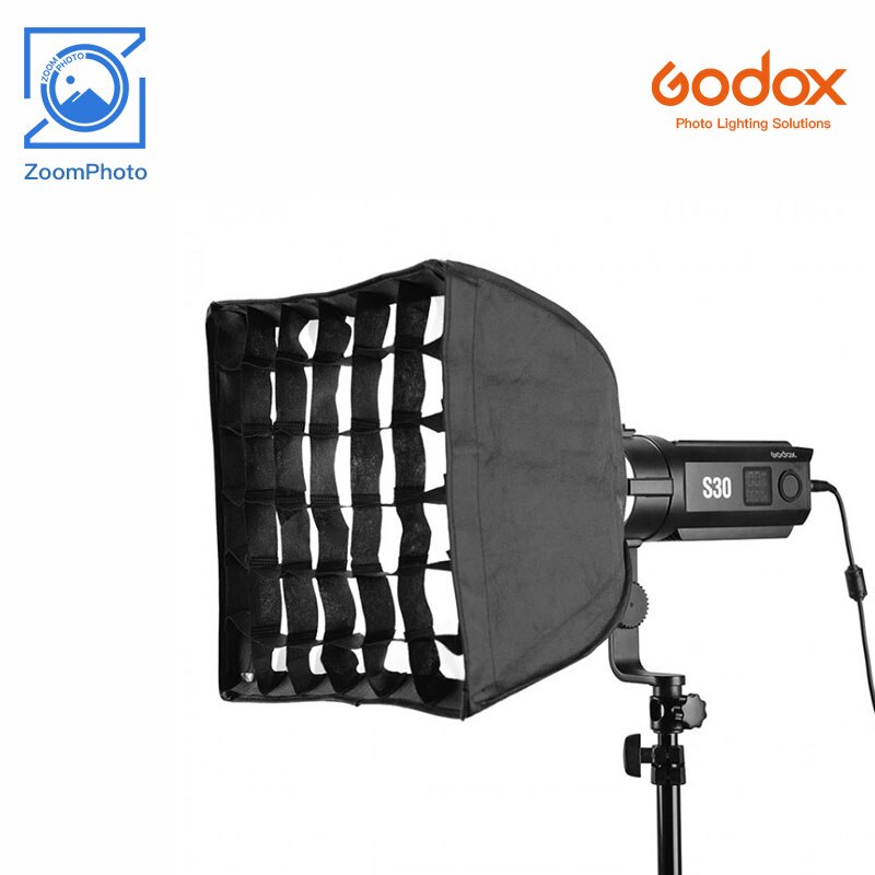 Godox SA-30 Softbox With Grid 30CMx30CM Accessories Perfect For Godox S30 Focusing LED Video Light