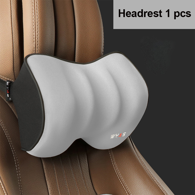 Car Lumbar Support Headrest Neck Pillow Support Universal Soft Neck Pillows Cushion Car Memory Foam Lumbar Pillow Back Support