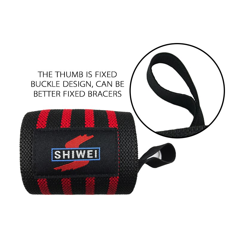 Fitness Bandage Wristband Badminton Bodybuilding Winding Pressure Belt Strength Lifting Wrist Weightlifting Pressure Velcro
