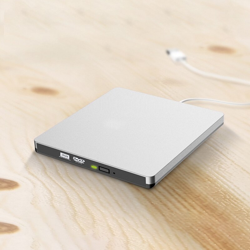External CD DVD Drive USB 3.0 Ultra Thin DVD Player CD Burner for Laptop Mac Desktop WINXP WIN7 / 8/10 MAC OS VISATA