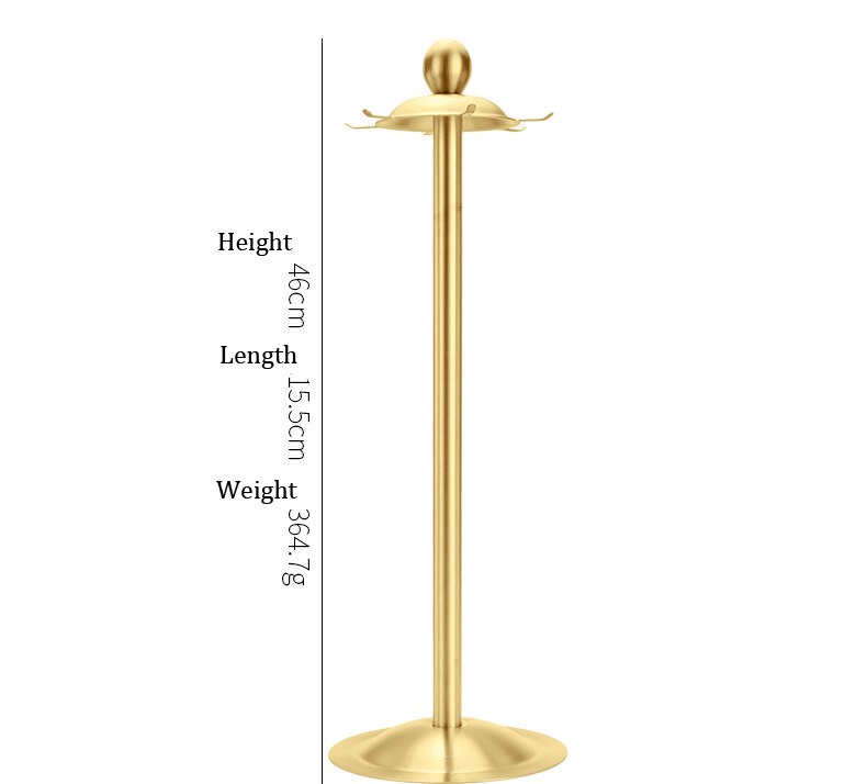 7pcs Golden Set Stainless Steel Spatula Kitchen Cooking Tools Soup Spoon Big Drain Cooking Shovel Colander Spoon Set: A7-Holder