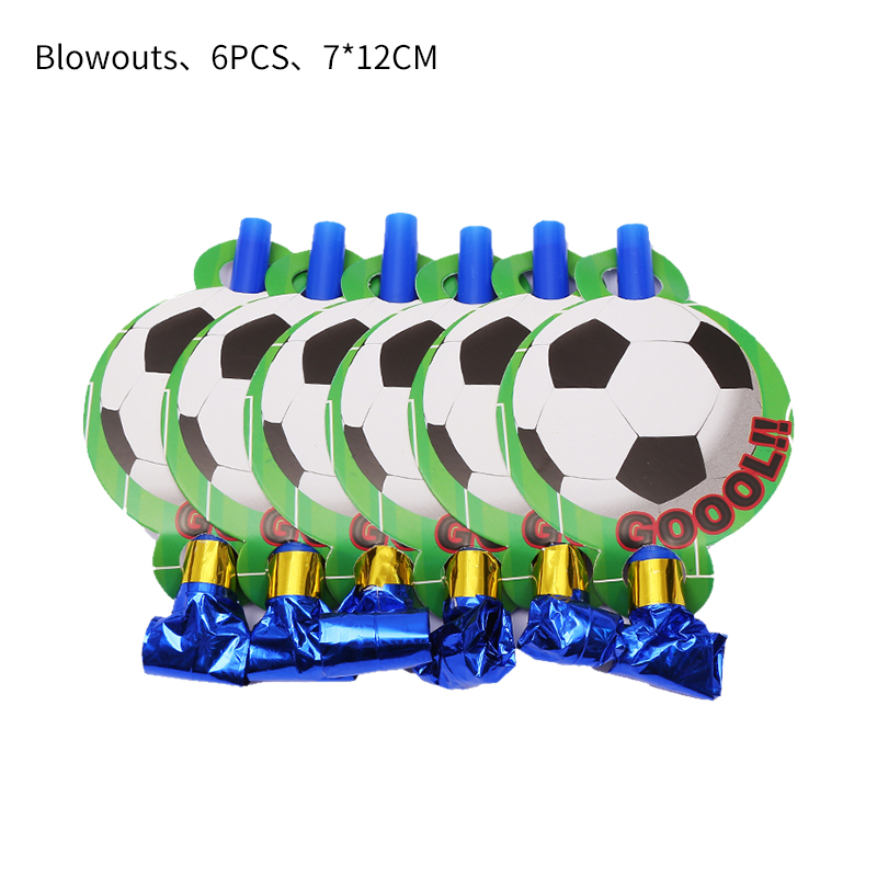 Football Birthday Decorations Children's Soccer Party Decor Supplies Tableware Plates Cups Balloon Tablecloth Backdrop Banner