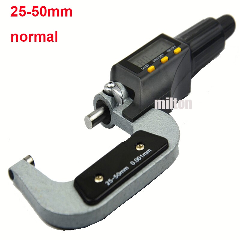 25-50mm 0.001mm IP65 water proof digital micrometer digital caliper electronic thickness gauge width measruing tools: IP54 normal