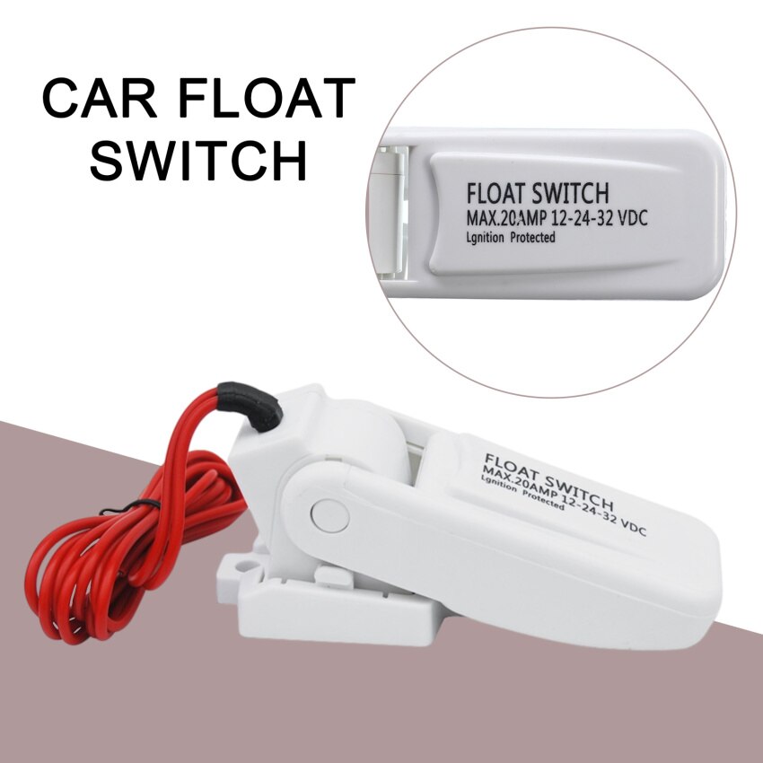 12-24-32V Automatic Control Switch Electric Marine Bilge Pump Float Switch Water Level Controller DC Flow Sensor Switch Cabin