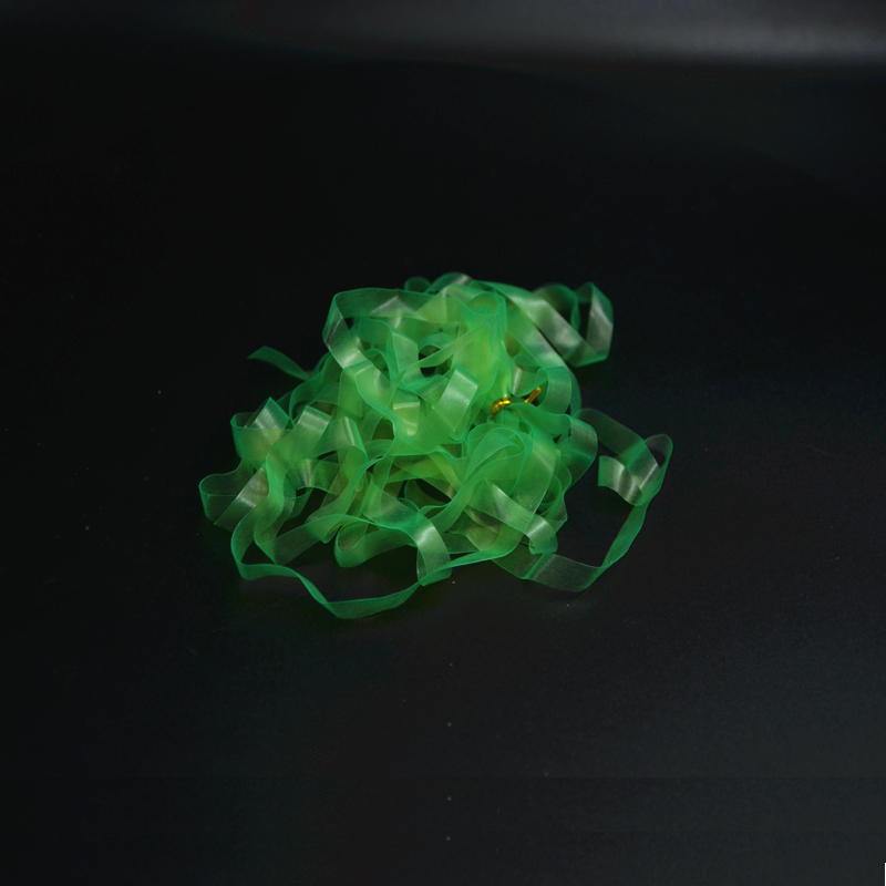 Tira de piel fina elástica de 4 metros y 8 colores para moscas ninfáticas, atado de moscas, materiales sintéticos de ancho de 6mm, envoltura de larva Caddis para camarones