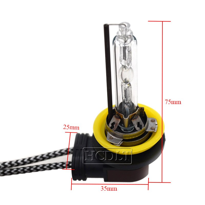 HCDLT 1 Paar AC 12 V 35 W 55 W Xenon H11 HID Lamp 5500 K 3800LM Snelle Heldere Auto auto Koplamp Lamp Metalen Voet H11B Xenon Hid-lampen