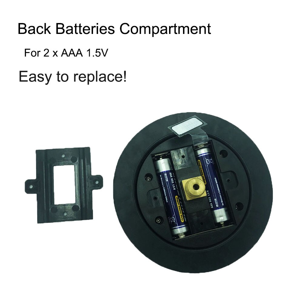 Uharbour Digital Gas Pressure Gauge with 1/8'' NPT Back Connector and Rubber Protector, 0-300psi, Accuracy 1% .F.S.