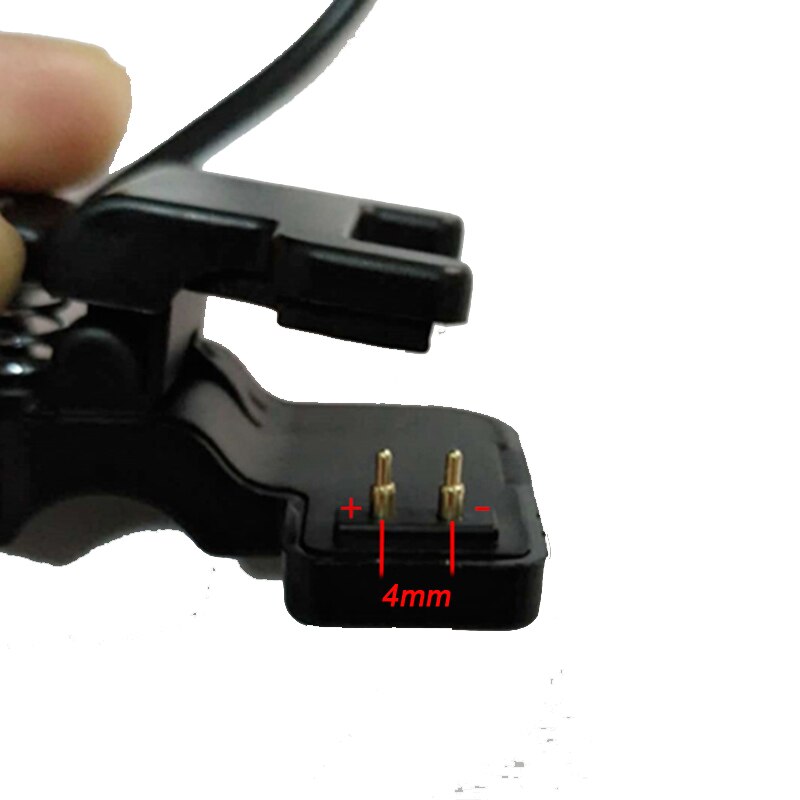 Smart Watch 2Pin Charger Clip 4mm 3mm Universal Charging Dock Cable For Smart Bracelet Wristband USB Original Charging Cable