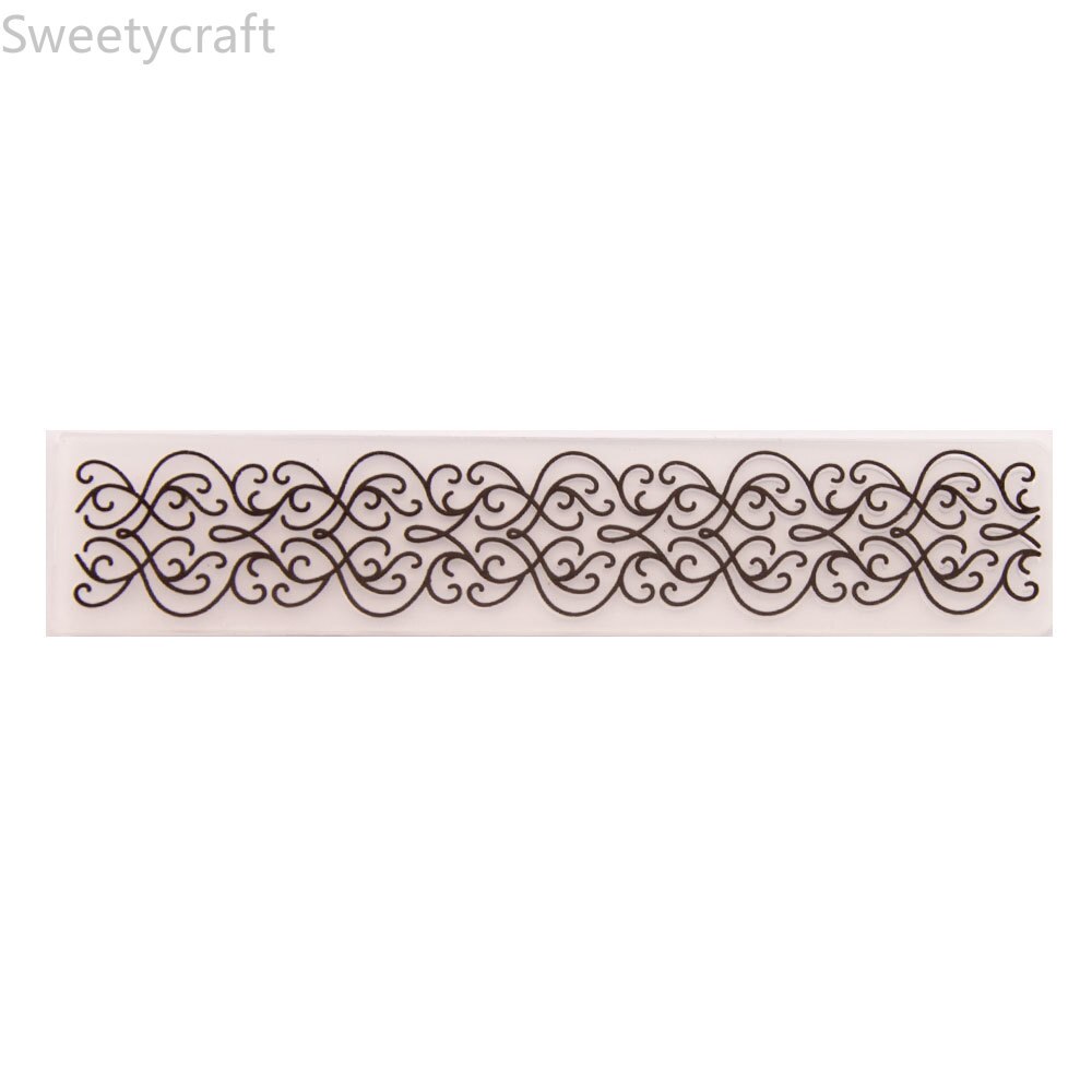 Lace Border Textured Plastic Embossing folders For Scrapbooking DIY card making paper craft supplies Photo Album Card 15x3cm