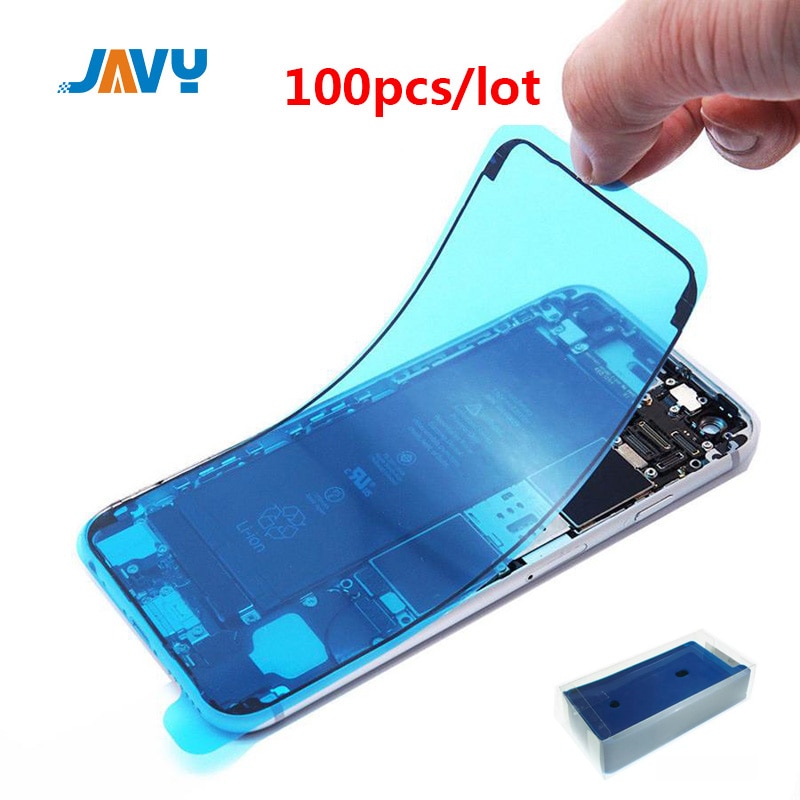 JAVY 100pcs Waterproof Adhesive for iPhone 7 8 6 6S Plus 3M LCD Sticker for iPhone XR X XS 11 Pro Max LCD Screen Frame Tape