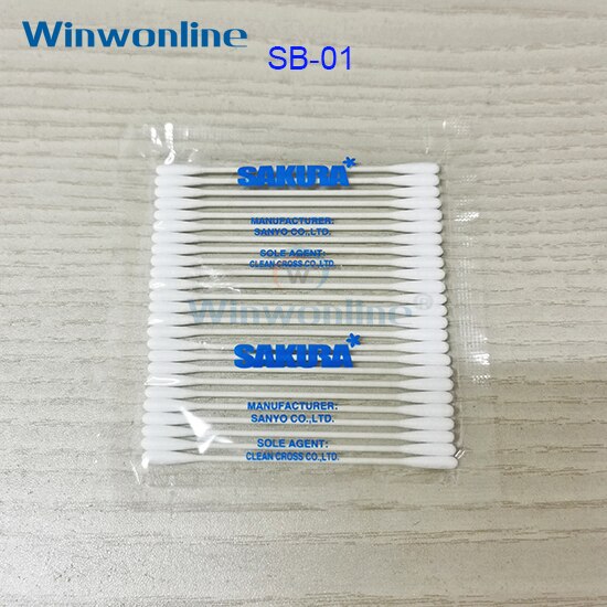 1pack (25pcs/pack) Original JAPAN Cotton Swab Huby-340 BB-001 BB-002 BB-003 BB-012 BB-013 SB-01 For HP CANON RICOH XEROX: SB-01