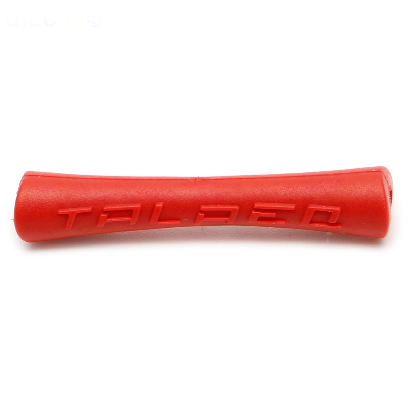 4 Stks/partij Fiets Rubber Top Tube Frame Bescherming Protector Cover Sleeve Voor Shift Derailleur Remkabel Wrap Behuizing Slang: Rood