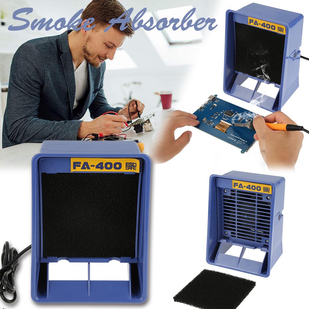 FA-400 Solder Iron Smoke Absorber,ESD Fume Extractor,Welding Exhaust Anti-static Smoke Absorber Instrument 220V/110V