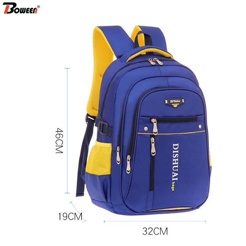 Kinder Schule Taschen für Jungen Kinder Schul Mädchen Wasserdicht Wear-resistant Ultra-licht Nylon Grundschule Rucksack Kind