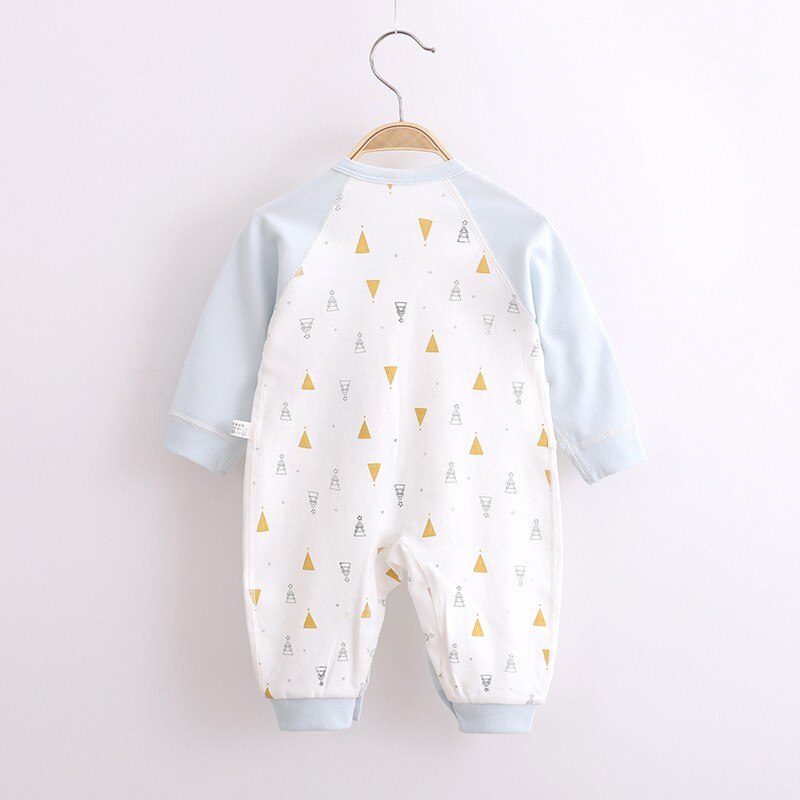 Pasgeboren Baby Jongen Meisje Jumpsuit Puur Katoen Leuke Leeuw En Kleine Vos Lange Mouwen Jumpsuit Baby Kleding Pyjama Vier seizoenen