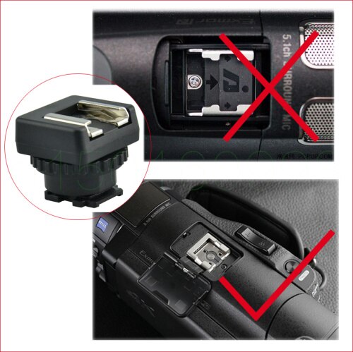 Shoe Adapter fits for Sony Multi-interface Shoe Camcorder with standard shoe accessories MSA-MIS