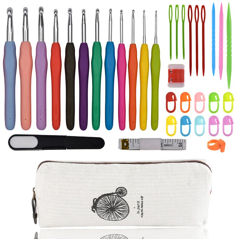 35 Pcs Set Haaknaald Set Met Garen Breien Naalden Grandado 35 Pcs Set Haaknaald Set Met Garen Breien Naalden Grandado