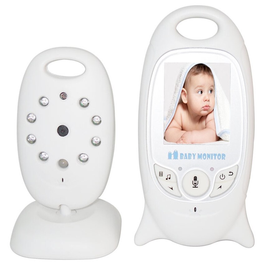 Draadloze Video Babyfoon met Camera en Audio-Auto Nachtzicht, Twee-weg Talk, temperatuur Monitor, Slaapliedjes