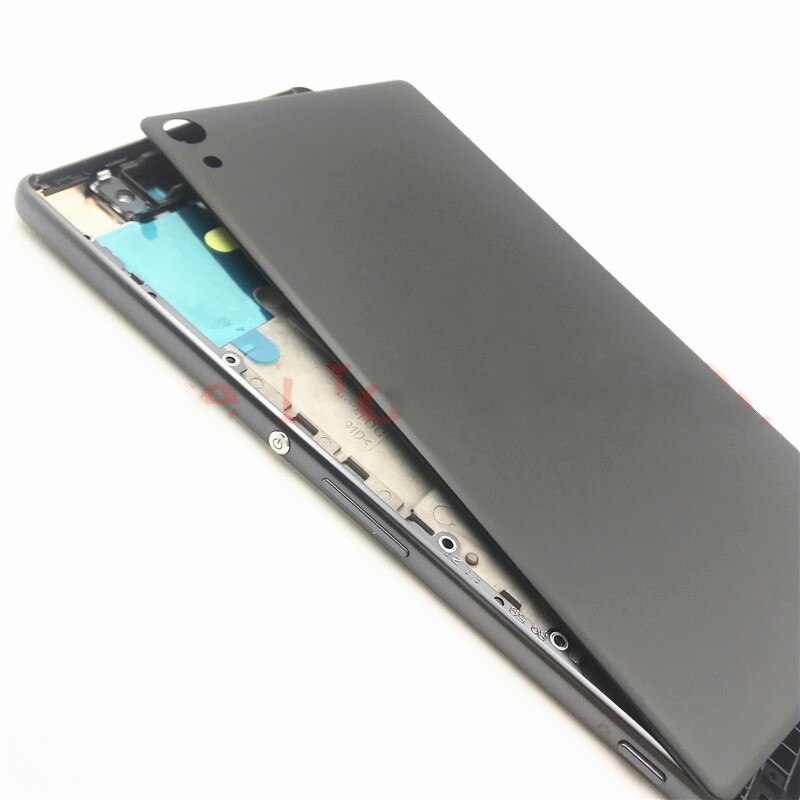 Volledige Behuizing Midden Front Frame Bezel Huisvesting Voor Sony Xperia XA Ultra C6 F3215 F3216 F3212 + Side Rail Streep met Zijknoppen