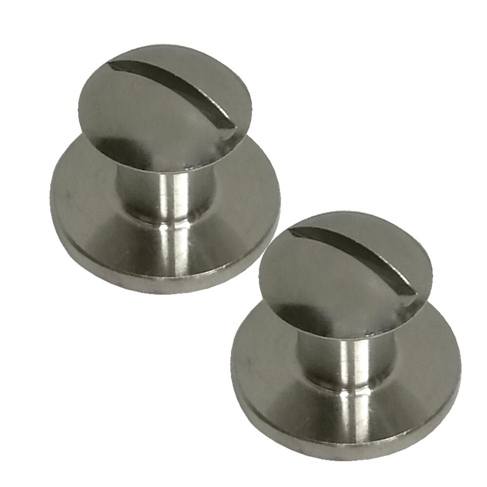 Protection de plaque arrière de plongée sous-marine BCD vis harnais de plongée 316 vis d'assemblage en acier inoxydable: 2PC