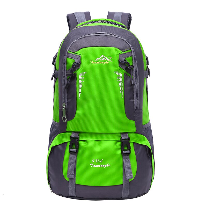 40L & 60L Wandern Rucksack Klettern Wandern Angeln Sport Tasche Wasserdichte Bergsteigen Camping Reise Rucksäcke: Grün 40L