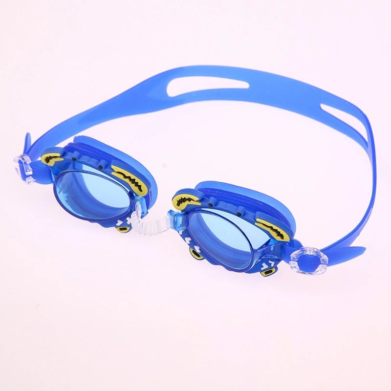 Børn svømmebriller med briller etui baby svømme briller børn svømme briller tegneserie silikone anti tåge: 5