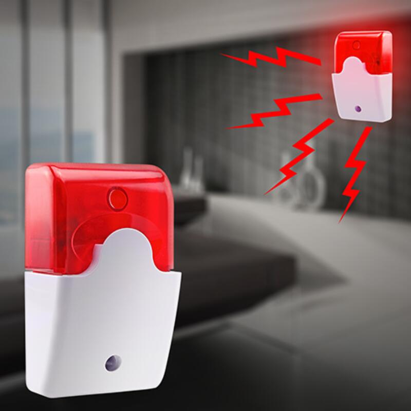 Wired Strobe Sirene Duurzaam 12V Sound Alarm Knipperlicht Strobe Siren Voor 99 Zones Pstn/Gsm Wireless Home security Alarm
