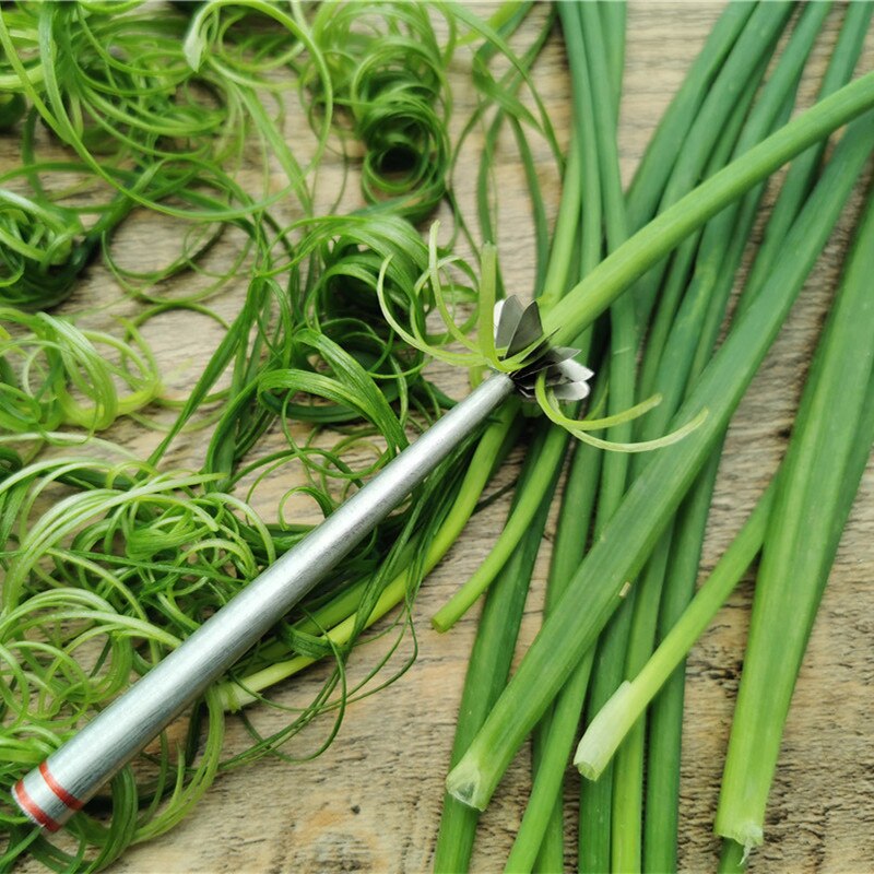 Stainless Steel Plum Blossom Onion Cutter Super Fine Green Onion Shredded Cutter Slicer Kitchen Tools Accessories Supplies
