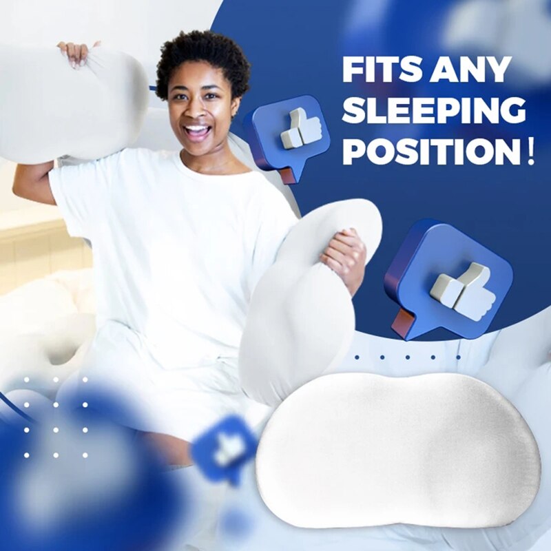 All-round Sleep Pillow All-round Clouds Pillow Nursing Pillow Sleeping Memory Foam Egg Shaped Pillows B88