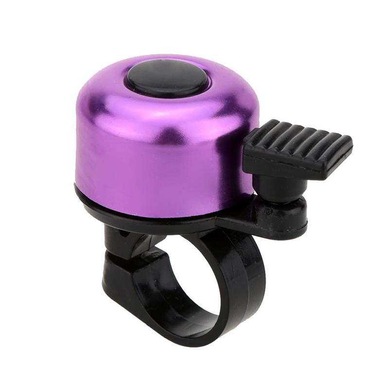 Durable Metal Bicycle Bell Mountain Bike Bells Clear Sound Bell for Bicycle Mountain Bike Children's Bicycle Purple