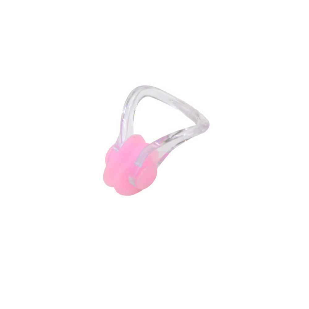 Clip de silicona suave para la nariz para nadar, pinzas para la nariz para nadar, reutilizables, cómodas, para buceo, surf, adultos y niños, 1 Uds.: Rosa