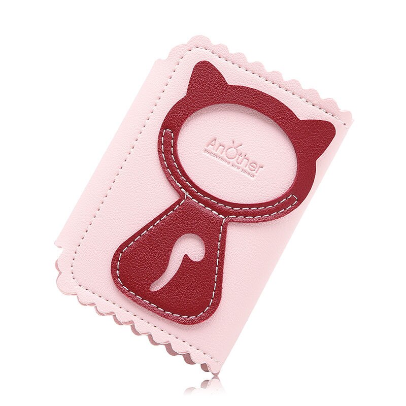 Cartoon Mooie Sleutelhangers Portefeuilles Key Organizer Case Pouch Koreaanse Stijl Huishoudster Opslag Sleutelhangers Portemonnees Chic Tas: pink cat