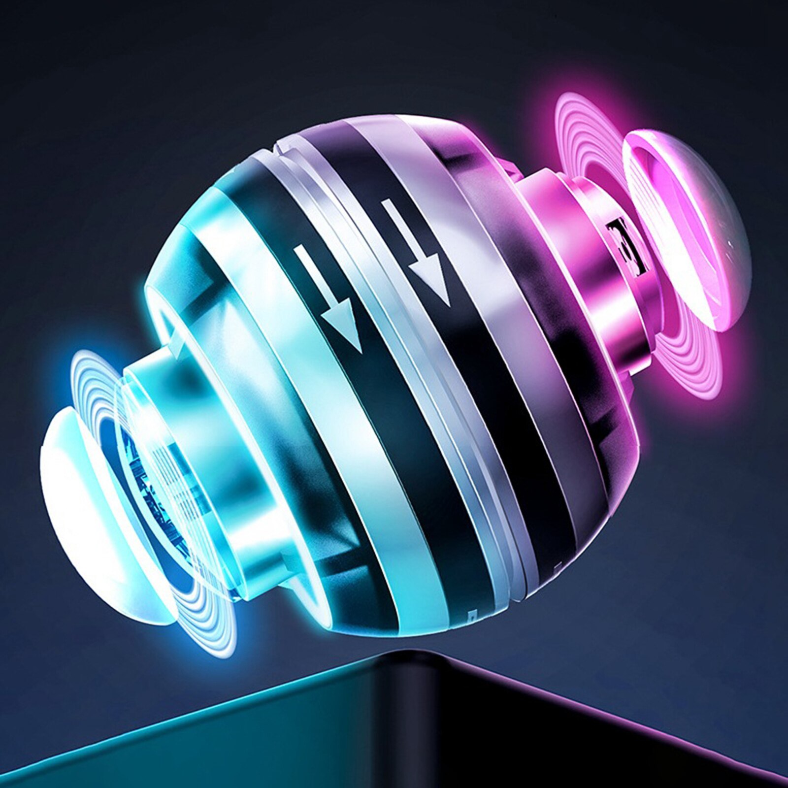 LED Handgelenk Ball Trainer Gyroskop Ball Gyro Arm Exerciser Anfänger Unterarm Hand Power Finger Festigkeit Ball Workout