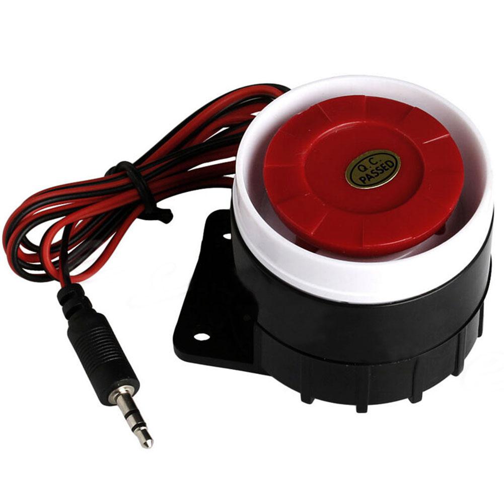 Ear Piercing Indoor Wired Siren Mini Horn Siren Home Security Sound Alarm System 120dB