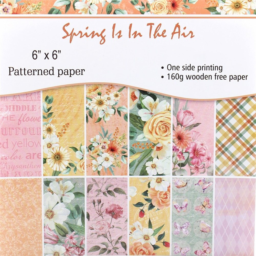 Kscraft 12 Lakens Verse Bloemen Scrapbooking Pads Papier Origami Art Achtergrond Papier Card Making Diy Plakboek Craft