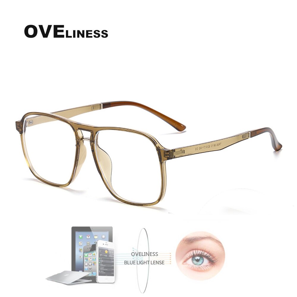 Anti Blue Light Glasses Men Bluelight Radiation Women TR90 Computer Gaming Glasses Blue Light Blocking glasses UV Eyewear frame